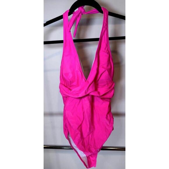 Cupshe Other - Cupshe Stylish Bright Pink One-Piece Swimsuit - Size L